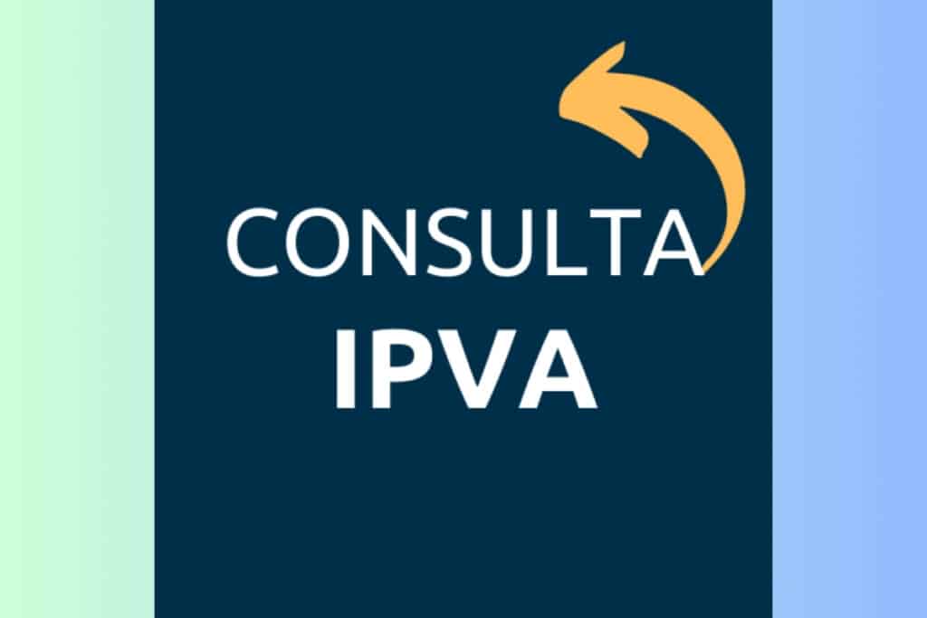 Logo "Consulta IPVA" com seta indicativa.