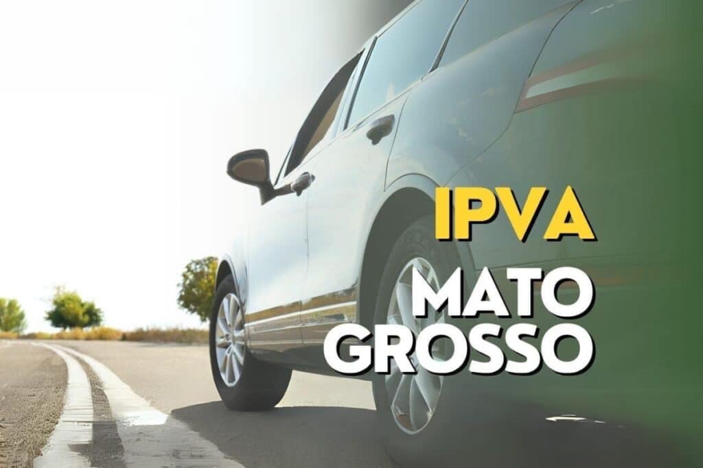 IPVA Mato Grosso, carro em estrada.