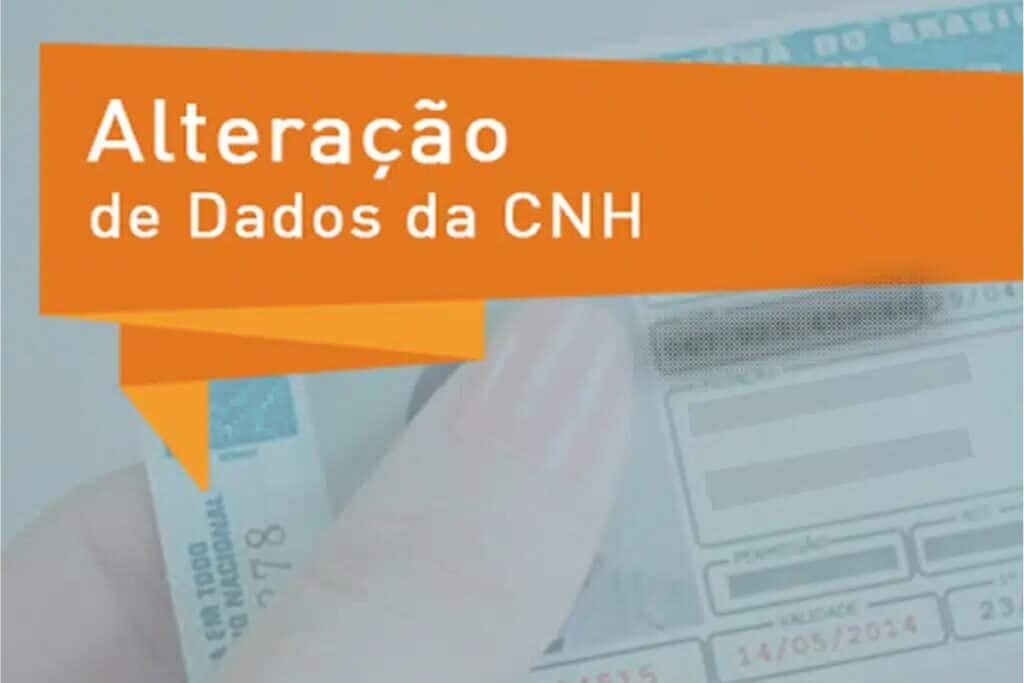 Banner "Alteração de Dados da CNH".