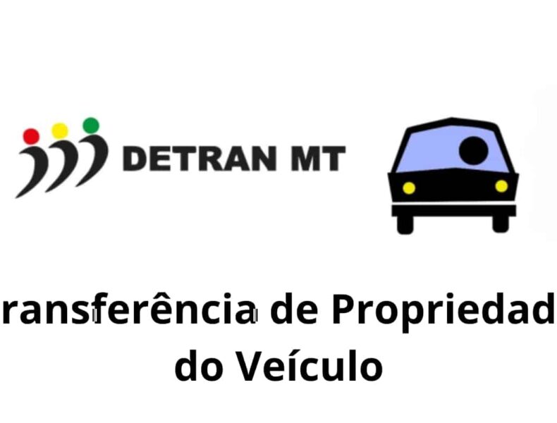 Logotipo DETRAN e título sobre transferência veicular.