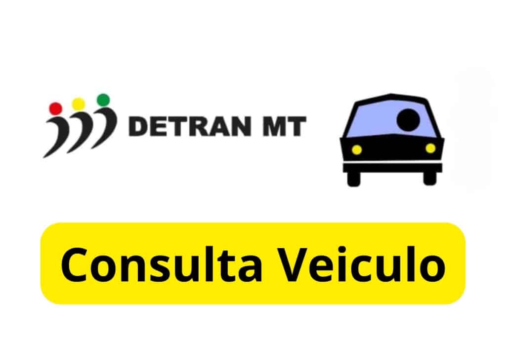 Logo DETRAN MT e botão Consulta Veículo.